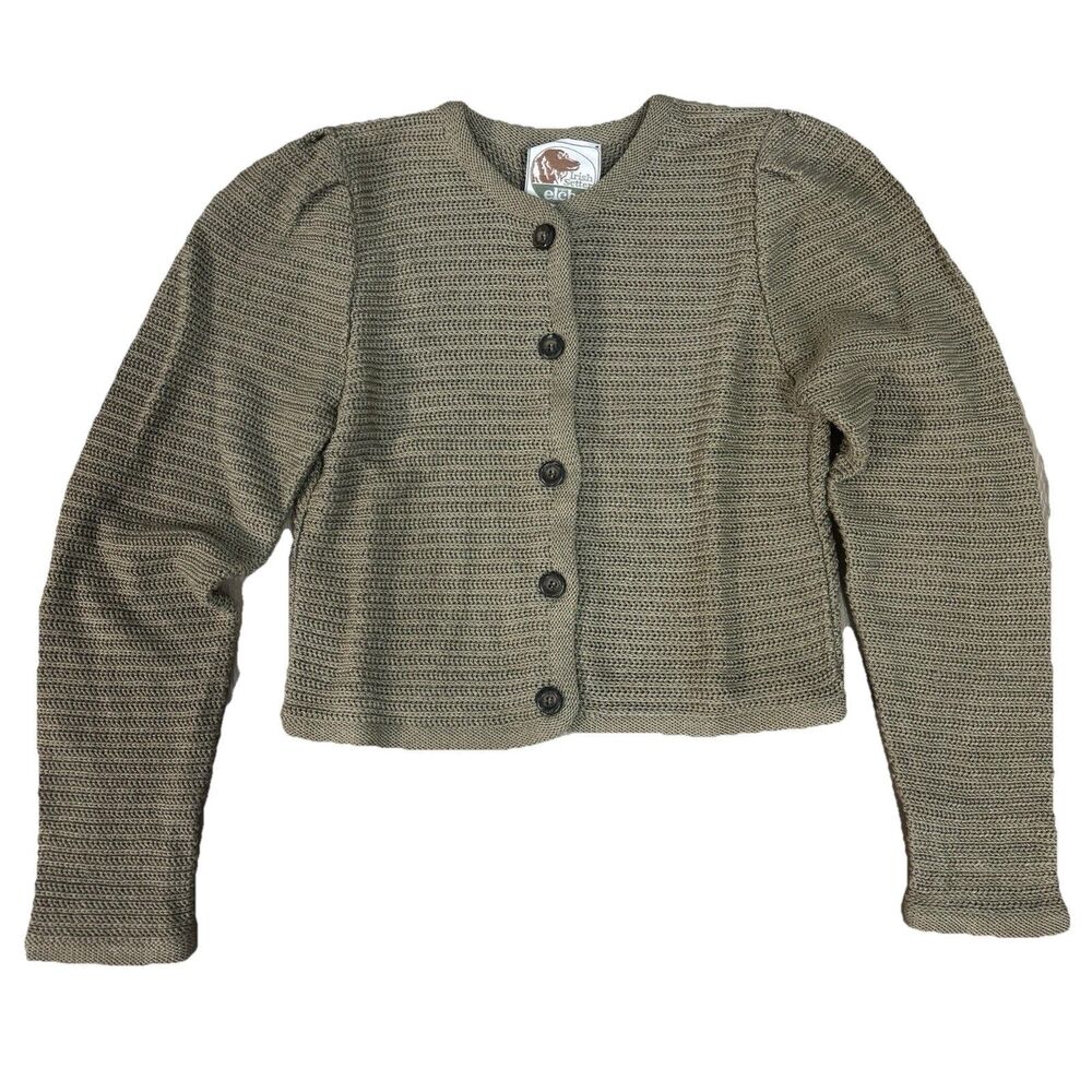 VTG Irish Setter von Elch Austrian Viscose/Cotton Cardigan 40(4/4T US) Kids Rare